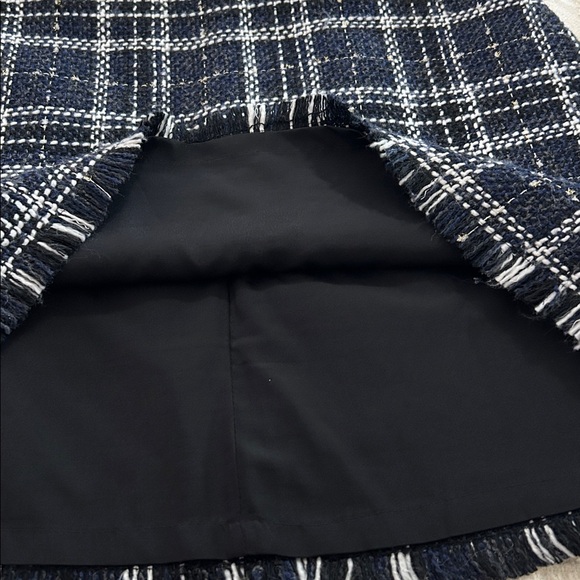 Sanctuary Black and White Checkered Mini Skirt - Picture 9 of 10